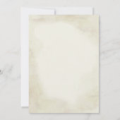 Hoefijzers en Greenery Invitation Kaart (Achterkant)