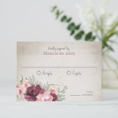 Hoefijzers en lammeren - Floral Barn Wood Uitnodig Kaart (Staand voorkant)