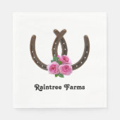 Hoefijzers en Rozen Servet (Voorkant)