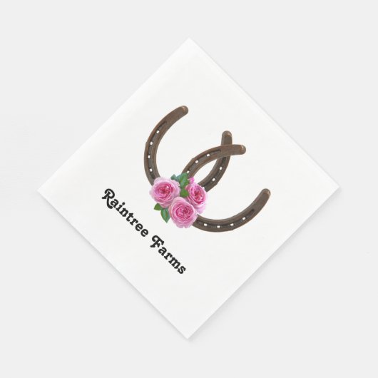 Hoefijzers en Rozen Servet (Hoek)