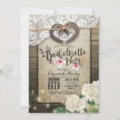 Hoefijzers Hartenkant Hydrangea Bachelorette Kaart (Voorkant)