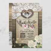 Hoefijzers Hartenkant Hydrangea Bachelorette Kaart (Voorkant / Achterkant)