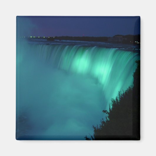 Hoefijzers Herfsten bij Niagara Herfsten Aqua Glow Magneet (Voorkant)