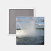 Hoefijzers Herfsten en regenboog van Canadese zijd Magneet (Voorkant / Achterkant)