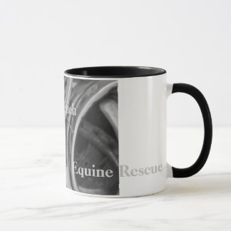 hoefijzers, herkansingsbereik, Equine Rescue Mok