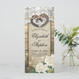 Hoefijzers Hydrangea Bloedhouten Landschap Weddens Programmakaart