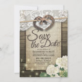 Hoefijzers Hydrangea Country Weddenschap Save the  Date (Voorkant)