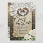 Hoefijzers Hydrangea Country Weddenschap Save the  Save The Date (Voorkant / Achterkant)