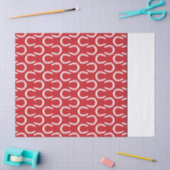 Hoefijzers I Love Horses Red White Timeless Fun Tissuepapier (Craft)