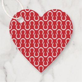 Hoefijzers I Love Horses Red White Timeless Sweet Bedankjes Labels