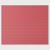 Hoefijzers I Love Horses Red White Timeless Sweet Cadeaupapier (Vlak)