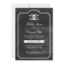 Hoefijzers Initialen Chalkboard Equine Weddenschap