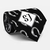 Hoefijzers | INITIALEN Stropdas (Opgerold)