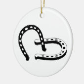 Hoefijzers Keramisch Ornament (Links)