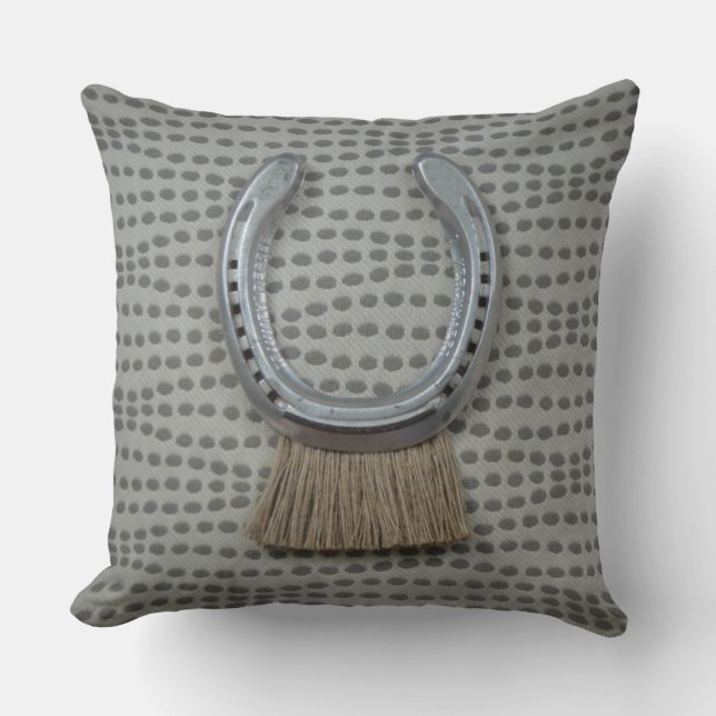 Hoefijzers kruidenkussen kussen (Voorkant)