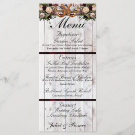 Hoefijzers, lint & kant - Bourgondische bruiloft Menu