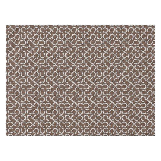 Hoefijzers patroon Landentafel Tafelkleed (Voorkant (Horizontaal))