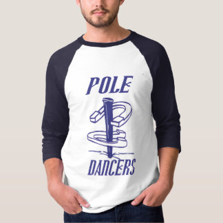 Hoefijzers POLE DANCERS dk blauw T-shirt