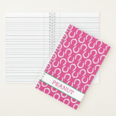 Hoefijzers Roze Paardennaam Pet Barn Fun Notitieboek (Binnen)