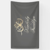 Hoefijzers rustieke land bruiloft spandoek (Verticaal)