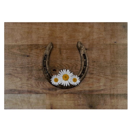 Hoefijzers snijplank (Voorkant)