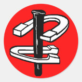 Hoefijzers Sticker (Voorkant)