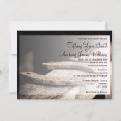 Hoefijzers uit de deelstaat Rustisch Cowboy Weddin Kaart (Achterkant)