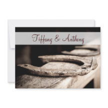 Hoefijzers uit de deelstaat Rustisch Cowboy Weddin