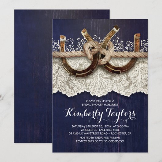 Hoefijzers uit Oostenrijk en Vrijgezellenfeest van Kaart (Voorkant / Achterkant)