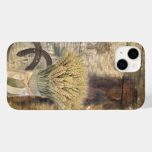 hoefijzers van bittere schuur, western Case-Mate iPhone case (Achterkant (horizontaal))