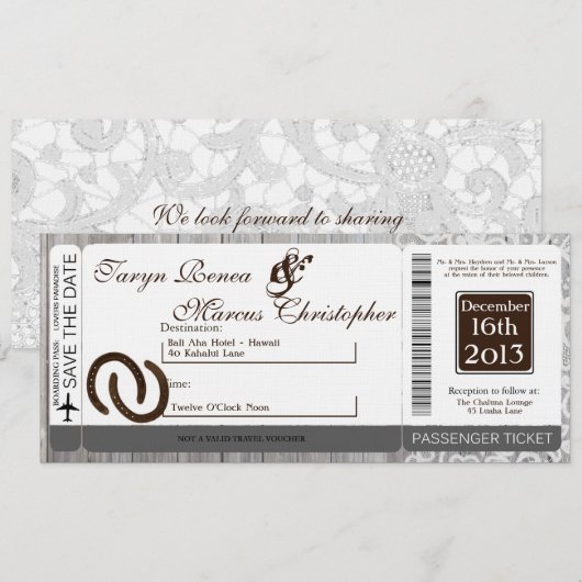 Hoefijzers voor uitnodiging tot het indienen van e (Voorkant / Achterkant)