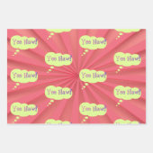 hoefijzers zadels, ja! inpakpapier vel (Voorkant)