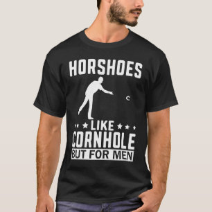 Hoefijzers zijn voor mannen die Hoefijzers in een  T-shirt