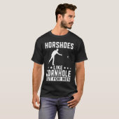 Hoefijzers zijn voor mannen die Hoefijzers in een T-shirt (Voorkant volledig)