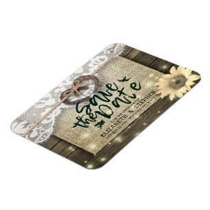 Hoefijzers Zonnebloem Land Weddenschap Save the Da Magneet