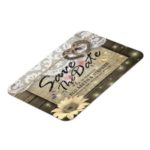 Hoefijzers Zonnebloem Land Weddenschap Save the Da Magneet