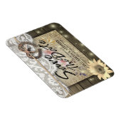 Hoefijzers Zonnebloem Land Weddenschap Save the Da Magneet (Rechterzijde)