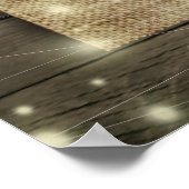 Hoefijzers Zonnebloem Vrijgezellenfeest Welkomstwo Poster (Hoek)