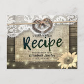 Hoefijzers Zonnebloemen Land Vrijgezellenfeest Rec Uitnodiging Briefkaart (Voorkant)