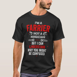 Hoefsmid Magiër Hoefijzer Hoeftrimmen Paardens T-shirt