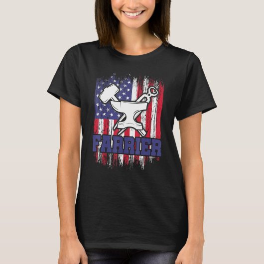 Hoefsmid Paardenhoef Hoeftrimmen _53 T-shirt (Voorkant)
