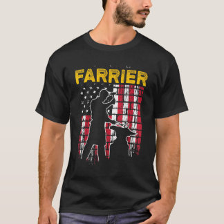 Hoefsmid Paardenhoef Hoeftrimmen Paard Beslaan 18 T-shirt