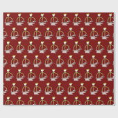 Hoefsmid Stickman Cadeaupapier (Vlak)