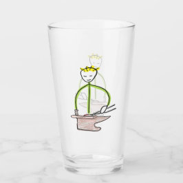 Hoefsmid Stickman Glas