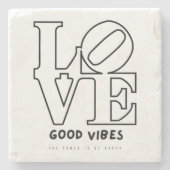 HOEFT GOEDE VIBES STONE ONDERZETTER (Voorkant)