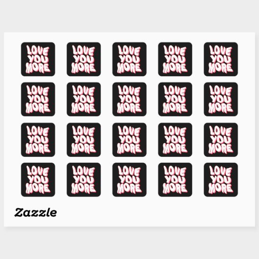 HOEFT U MEER VIERKANTE STICKER (Vel)