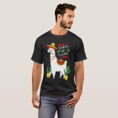 Hoeheet Cactus Schattig Cinco De Mayo Drank T-shir T-shirt (Voorkant volledig)