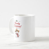 Hoei Kerst Sneeuwman Mok - 11oz (Voorkant links)