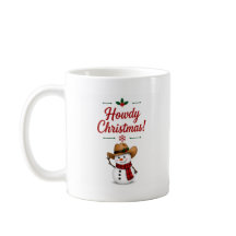 Hoei Kerst Sneeuwman Mok - 11oz