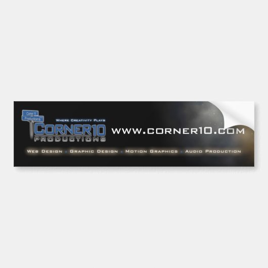 Hoek 10 Producties Bumpersticker 2 (Voorkant)